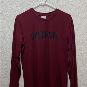 Gymshark Maroon long sleeve, Men’s medium
